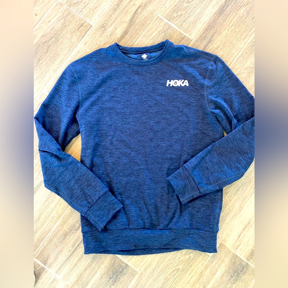 Hoka Navy Blue Crewneck Sweatshirt
